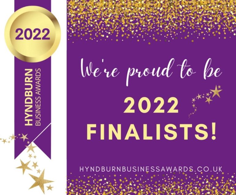 We're proud to be 2022 finalists at the Hyndburn Business Awards!